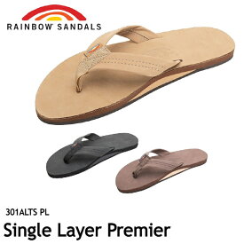 RAINBOW Sandals サンダル レザー 革製 301ALTS Single Layer Premier Leather シングルレイヤー プレミアレザー レインボー