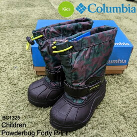 コロンビア ブーツ キッズ 子供用 Children Powderbug Forty Print BC1325 チルドレンズパウダーバグフォーティプリント Columbia [222outlet]