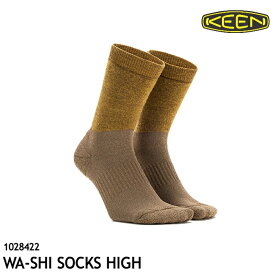 キーン 靴下 WA-SHI SOCKS HIGH #1028422 カラー:Khaki ワシ ソックス ハイ KEEN [0406l][53623fw]