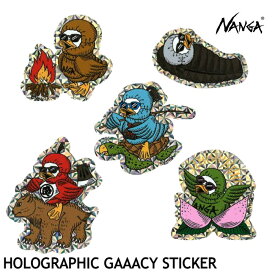 【P10倍】 NANGA ナンガ ステッカー HOLOGRAPHIC GAAACY STICKER ホログラフィックガーシ—ステッカー [66423fw][6356]