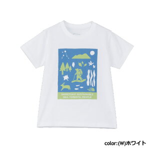 【夏物一掃セール!】 ザ・ノース・フェイス キッズ トドラー 子供用 幼児 2-5才 100cm 110cm 120cm 半袖 Tシャツ NTT32534ST S/S Shiretoko Toko Tee シレトコトコティー The North Face 知床トコさん コラボ [11125s