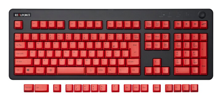 楽天市場】【公式】 REALFORCE カラーキーキャップセット フルキー(129 