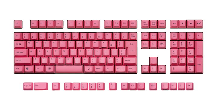 楽天市場】【公式】 REALFORCE カラーキーキャップセット フルキー(129 