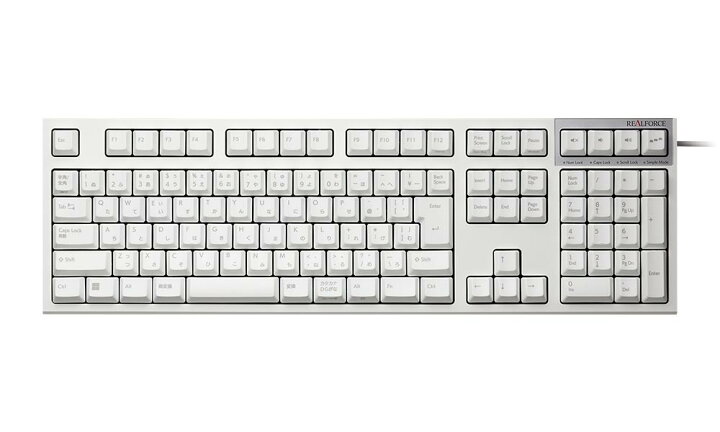 楽天市場】【公式】 REALFORCE R3S キーボード 日本語配列 ホワイト 
