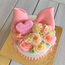 4号大きなリボンのケーキ