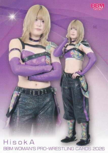 BBM 女子プロレスカード 100 HisokA (レギュラーカード/現役選手) 2026