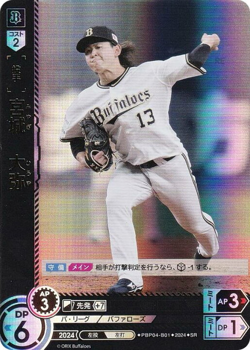 ドリームオーダー オリックスバファローズ チームカード シリアルNo 