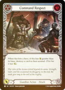 yC{[EFOILztbVubh HVY 073 Command Respect (C R) Heavy Hitters Flesh and Blood