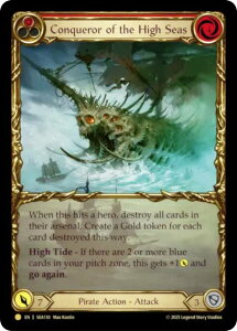 �y�R�[���h�EFOIL�z�t���b�V�����u���b�h SEA EN 130 ���C�̑�e�D (�p��� Gold �S�[���h) Flesh and Blood ���C�̔�� �g���W���[�p�b�N���^