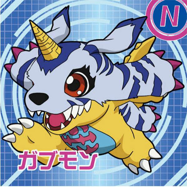 【No.10 ガブモン (N ノーマル) 】 デジモン シールウエハース