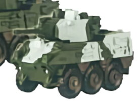 【87式偵察警戒車(冬期迷彩)】 ワールドタンクデフォルメ3 冬季迷彩仕様 陸上自衛隊編