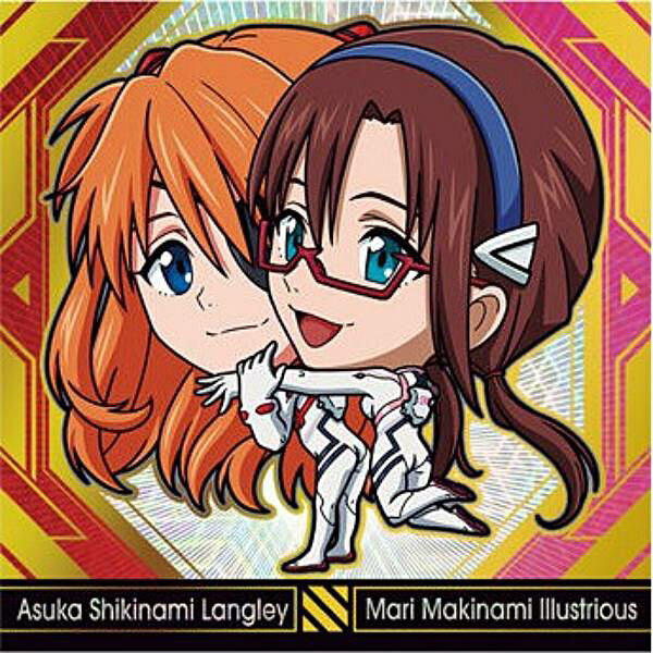 【[箔押し仕様] EVA1-29 アスカ＆マリ (SSR スペシャルスーパーレア) 】にふぉるめーしょん ヱヴァンゲリヲン新劇場版 シールウエハース補完計画