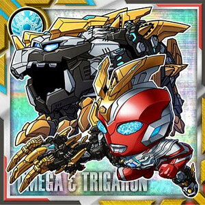 【V-No.25 メテオカイジュウ トライガロン (R レア) 】ウルトラマンシールウエハース vol.5