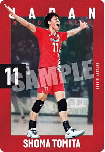 【2-09 富田将馬 (ノーマルカード) 】JAPAN NATIONAL VOLLEYBALL TEAM ツインウエハース 2025