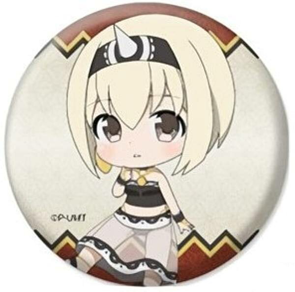 【ウルゥル】うたわれるもの 二人の白皇 ぺたん娘 トレーディング缶バッジ