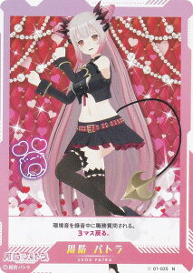 uCv 01-025 h pg (N m[}) o[`YouTuber VTuber Playing Card Collection hpg