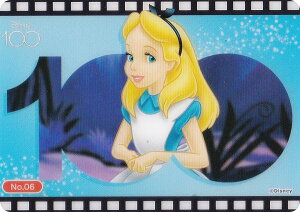 �yNo.06 �A���X�z �u�V���[�h �g���[�f�B���O�J�[�h �R���N�V�����N���A Disney100