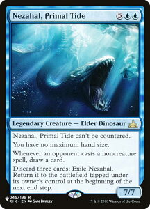 }WbNUMUO RIX Nezahal, Primal Tide ({ A) The List UEXg (MTG)
