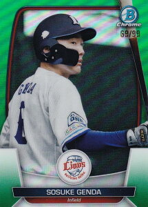 y΃t[ 69/99 ChromepzNPB x[X{[J[h 20 cs ʐCIY (x[XJ[h) 2023 TOPPS BOWMAN {E}