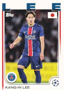 UEFA �T�b�J�[�J�[�h 4 Kang-in Lee Paris Saint-Germain (�x�[�X�J�[�h) 2025 Topps Japan Edition