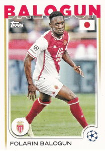 UEFA TbJ[J[h 21 Folarin Balogun AS Monaco (x[XJ[h) 2025 Topps Japan Edition
