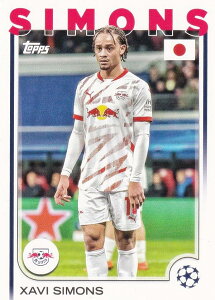 UEFA �T�b�J�[�J�[�h 37 Xavi Simons RB Leipzig (�x�[�X�J�[�h) 2025 Topps Japan Edition