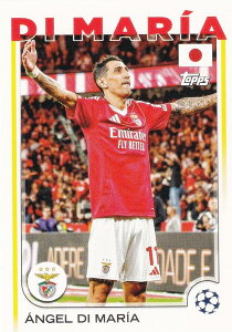 UEFA TbJ[J[h 60 Angel DI Maria SL Benfica (x[XJ[h) 2025 Topps Japan Edition
