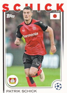 UEFA �T�b�J�[�J�[�h 67 Patrik Schick Bayer 04 Leverkusen (�x�[�X�J�[�h) 2025 Topps Japan Edition