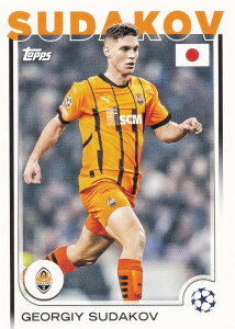 UEFA �T�b�J�[�J�[�h 119 Georgiy Sudakov FC Shakhtar Donetsk (�x�[�X�J�[�h) 2025 Topps Japan Edition