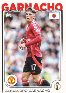 UEFA �T�b�J�[�J�[�h 147 Alejandro Garnacho Manchester United (�x�[�X�J�[�h) 2025 Topps Japan Edition