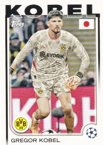 UEFA �T�b�J�[�J�[�h 168 Gregor Kobel Borussia Dortmund (�x�[�X�J�[�h) 2025 Topps Japan Edition