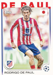 UEFA TbJ[J[h 192 Rodrigo de Paul Atletico de Madrid (x[XJ[h) 2025 Topps Japan Edition