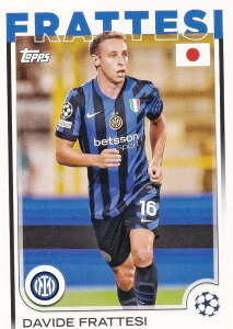UEFA �T�b�J�[�J�[�h 195 Davide Frattesi FC Internazionale Milano (�x�[�X�J�[�h) 2025 Topps Japan Edition