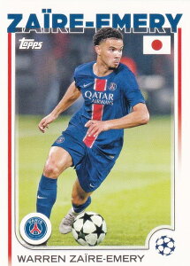 UEFA �T�b�J�[�J�[�h 197 Warren Zaire-Emery Paris Saint-Germain (�x�[�X�J�[�h) 2025 Topps Japan Edition