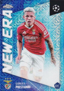 UEFA TbJ[J[h NE-14 Gianluca Prestianni SL Benfica (CT[gJ[h/NEW ERA/ROOKIE) 2025 Topps Japan Edition