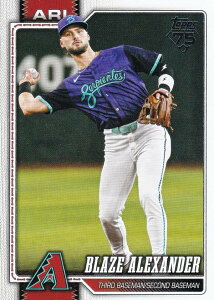 MLB �x�[�X�{�[���J�[�h 6 Blaze Alexander �A���]�i�E�_�C�������h�o�b�N�X (BASE/BASE SET) 2026 Topps Series 1
