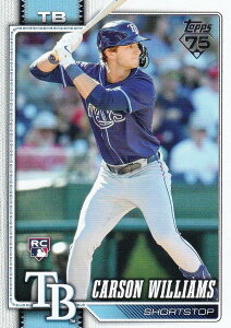 MLB �x�[�X�{�[���J�[�h 25 Carson Williams �^���p�x�C�E���C�Y (BASE/BASE SET/Rookie) 2026 Topps Series 1