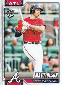 MLB �x�[�X�{�[���J�[�h 39 Matt Olson �A�g�����^�E�u���[�u�X (BASE/BASE SET) 2026 Topps Series 1