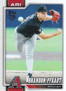 MLB �x�[�X�{�[���J�[�h 45 Brandon Pfaadt �A���]�i�E�_�C�������h�o�b�N�X (BASE/BASE SET) 2026 Topps Series 1