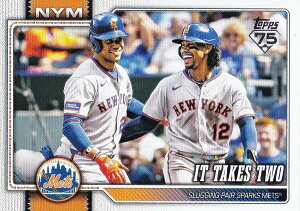 MLB �x�[�X�{�[���J�[�h 52 Francisco Lindor �j���[���[�N�E���b�c (BASE/BASE SET/Combo Card/Checklist) 2026 Topps Series 1