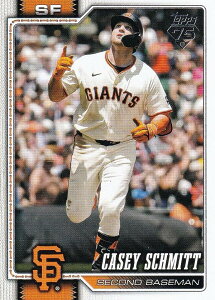 MLB �x�[�X�{�[���J�[�h 57 Casey Schmitt �T���t�����V�X�R�E�W���C�A���c (BASE/BASE SET) 2026 Topps Series 1