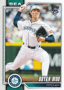 MLB �x�[�X�{�[���J�[�h 62 Bryan Woo �V�A�g���E�}���i�[�Y (BASE/BASE SET) 2026 Topps Series 1