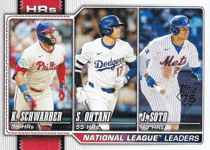 MLB �x�[�X�{�[���J�[�h 84 Shohei Ohtani��Kyle Schwarber��Juan Soto (BASE/BASE SET/League Leaders) 2026 Topps Series 1