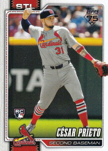 MLB �x�[�X�{�[���J�[�h 95 Cesar Prieto �Z���g���C�X�E�J�[�W�i���X (BASE/BASE SET/Rookie) 2026 Topps Series 1