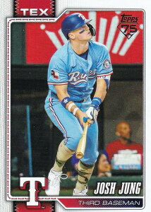 MLB �x�[�X�{�[���J�[�h 98 Josh Jung �e�L�T�X�E�����W���[�Y (BASE/BASE SET) 2026 Topps Series 1