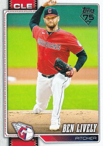 MLB �x�[�X�{�[���J�[�h 109 Ben Lively �N���[�u�����h�E�K�[�f�B�A���Y (BASE/BASE SET) 2026 Topps Series 1