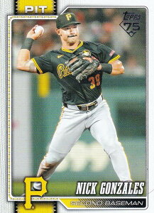 MLB �x�[�X�{�[���J�[�h 119 Nick Gonzales �s�b�c�o�[�O�E�p�C���[�c (BASE/BASE SET) 2026 Topps Series 1