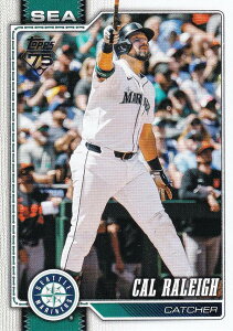 MLB �x�[�X�{�[���J�[�h 140 Cal Raleigh �V�A�g���E�}���i�[�Y (BASE/BASE SET) 2026 Topps Series 1