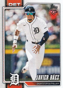 MLB �x�[�X�{�[���J�[�h 144 Javier Baez �f�g���C�g�E�^�C�K�[�X (BASE/BASE SET) 2026 Topps Series 1