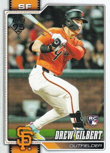 MLB �x�[�X�{�[���J�[�h 155 Drew Gilbert �T���t�����V�X�R�E�W���C�A���c (BASE/BASE SET/Rookie) 2026 Topps Series 1